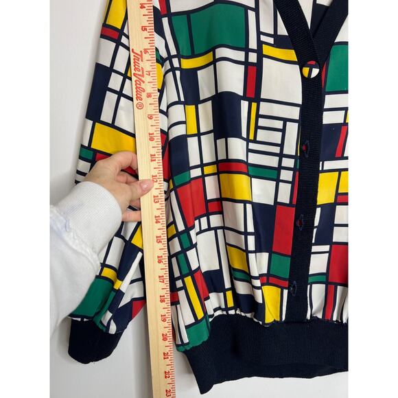 VTG ANASTASIA COLORBLOCK Button-Up Blouse/Shirt/Top Size 6 - Picture 6 of 7